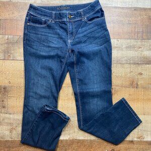 Women's Chico's Platinum Straight Leg Jeans size 2 (Chico's 00